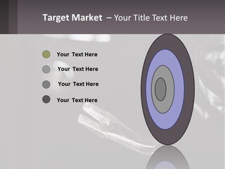A Black And White Photo Of A Hand Holding A Door Handle PowerPoint Template