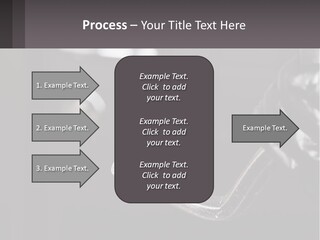A Black And White Photo Of A Hand Holding A Door Handle PowerPoint Template