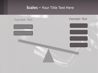 A Black And White Photo Of A Hand Holding A Door Handle PowerPoint Template
