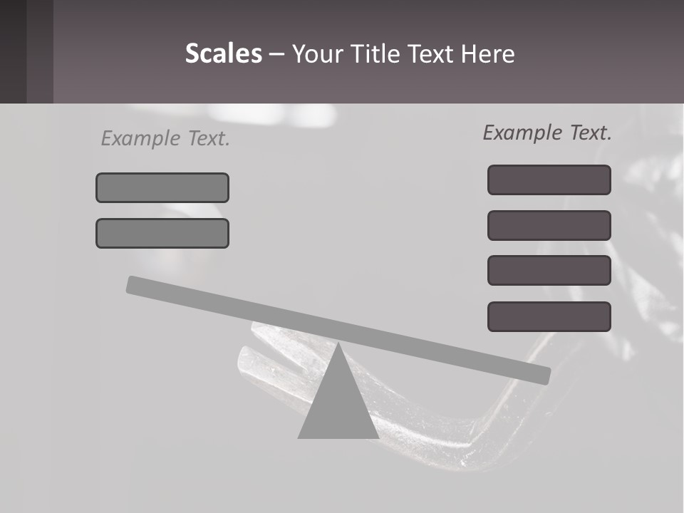 A Black And White Photo Of A Hand Holding A Door Handle PowerPoint Template