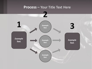 A Black And White Photo Of A Hand Holding A Door Handle PowerPoint Template