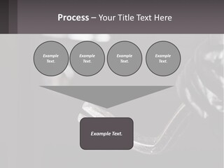 A Black And White Photo Of A Hand Holding A Door Handle PowerPoint Template
