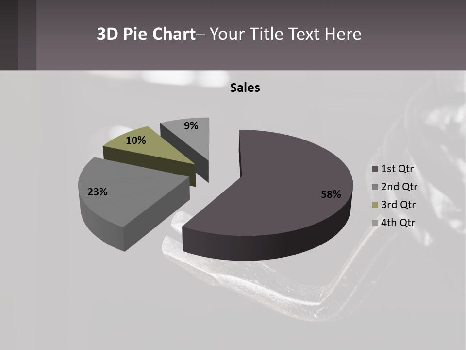 A Black And White Photo Of A Hand Holding A Door Handle PowerPoint Template
