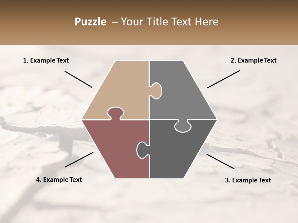 A Piece Of Wood With A Plant Growing Out Of It PowerPoint Template