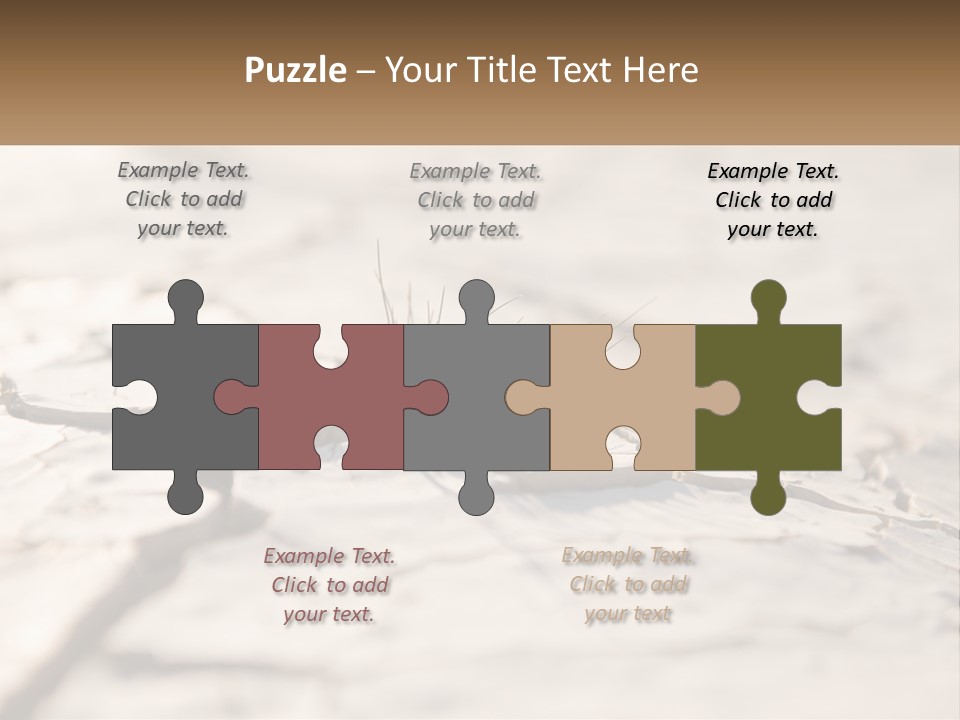 A Piece Of Wood With A Plant Growing Out Of It PowerPoint Template