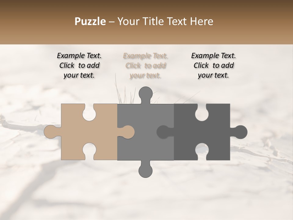 A Piece Of Wood With A Plant Growing Out Of It PowerPoint Template