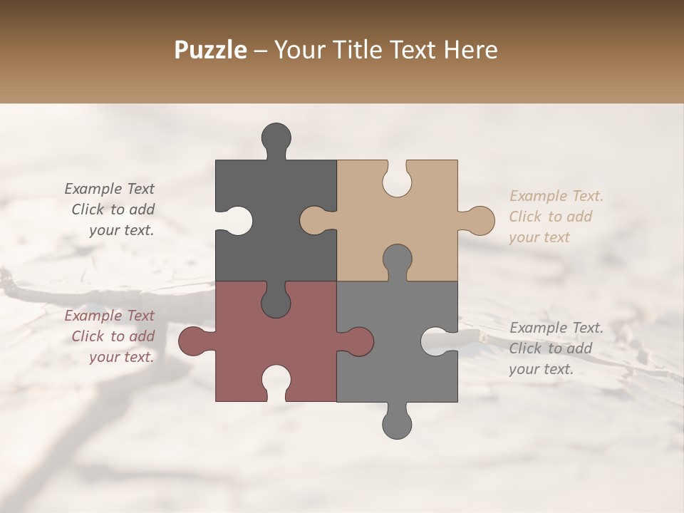 A Piece Of Wood With A Plant Growing Out Of It PowerPoint Template