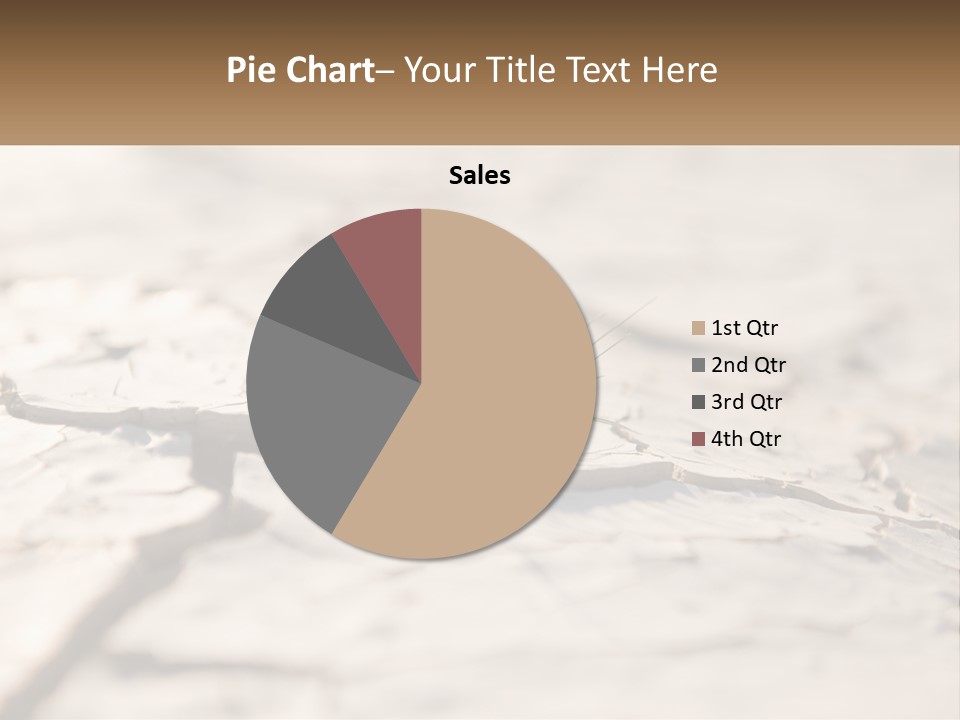 A Piece Of Wood With A Plant Growing Out Of It PowerPoint Template