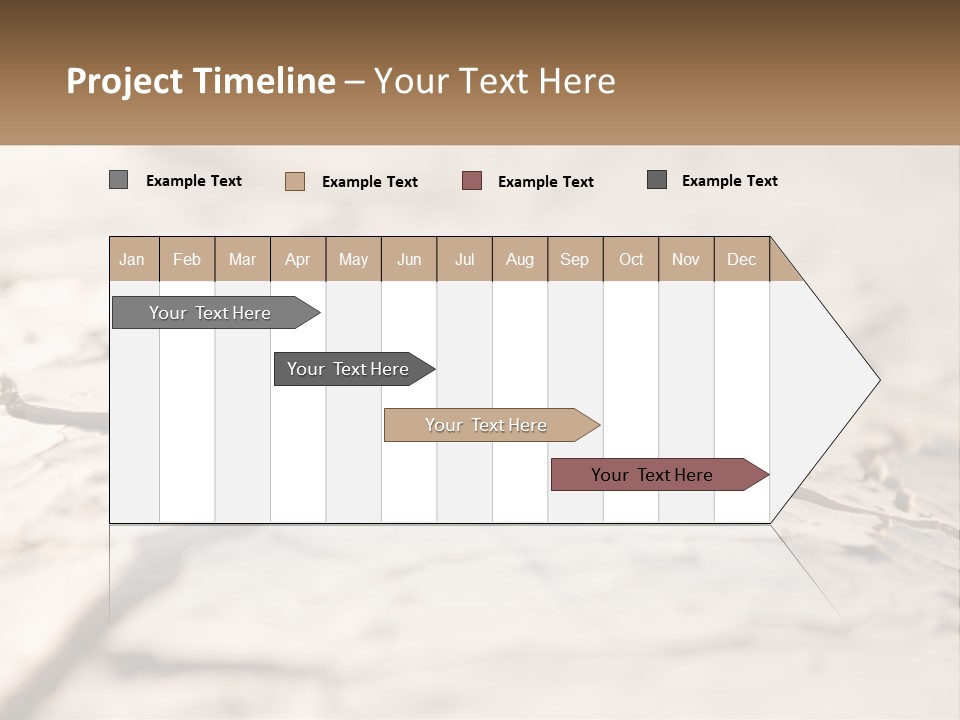 A Piece Of Wood With A Plant Growing Out Of It PowerPoint Template