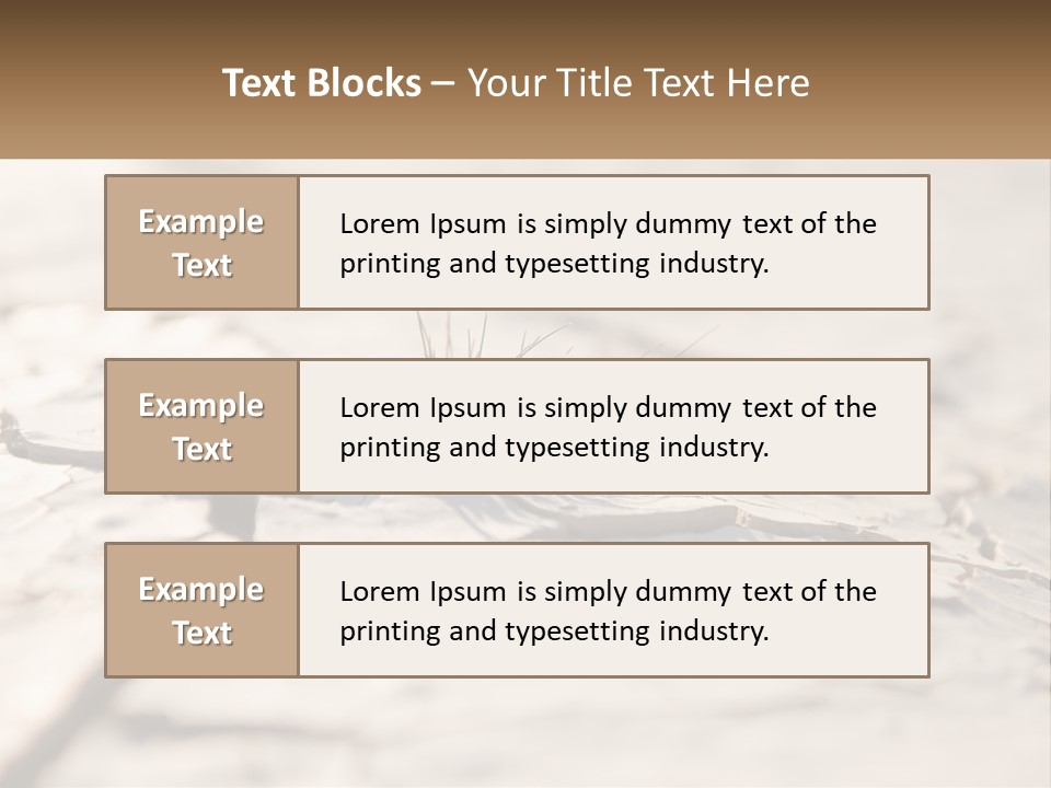 A Piece Of Wood With A Plant Growing Out Of It PowerPoint Template