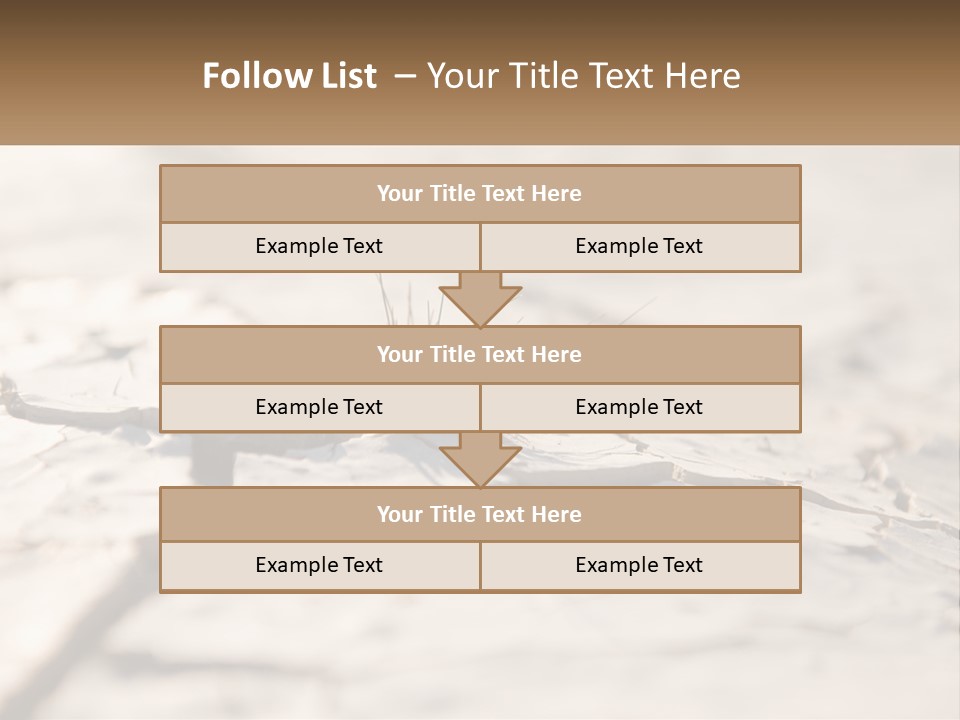 A Piece Of Wood With A Plant Growing Out Of It PowerPoint Template