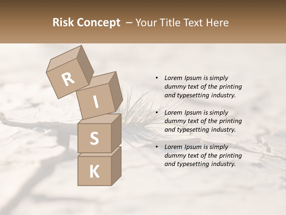 A Piece Of Wood With A Plant Growing Out Of It PowerPoint Template