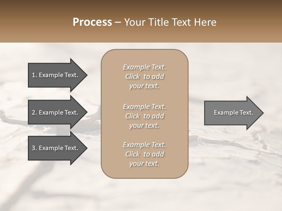 A Piece Of Wood With A Plant Growing Out Of It PowerPoint Template