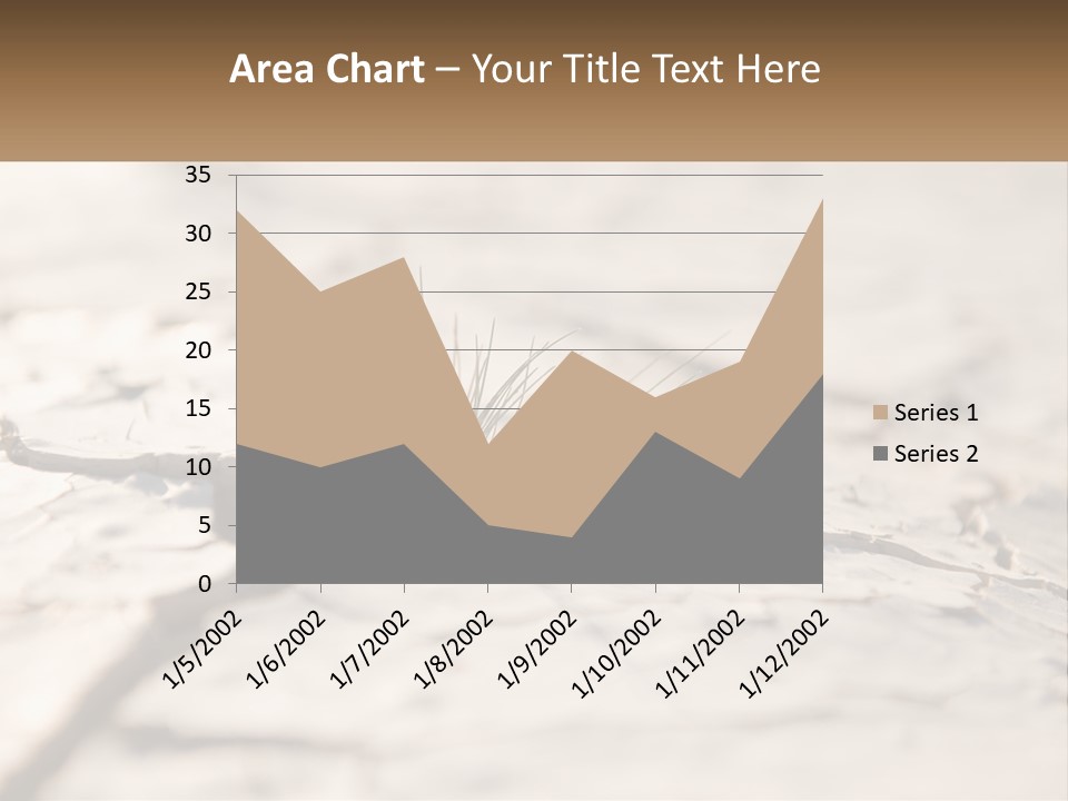 A Piece Of Wood With A Plant Growing Out Of It PowerPoint Template