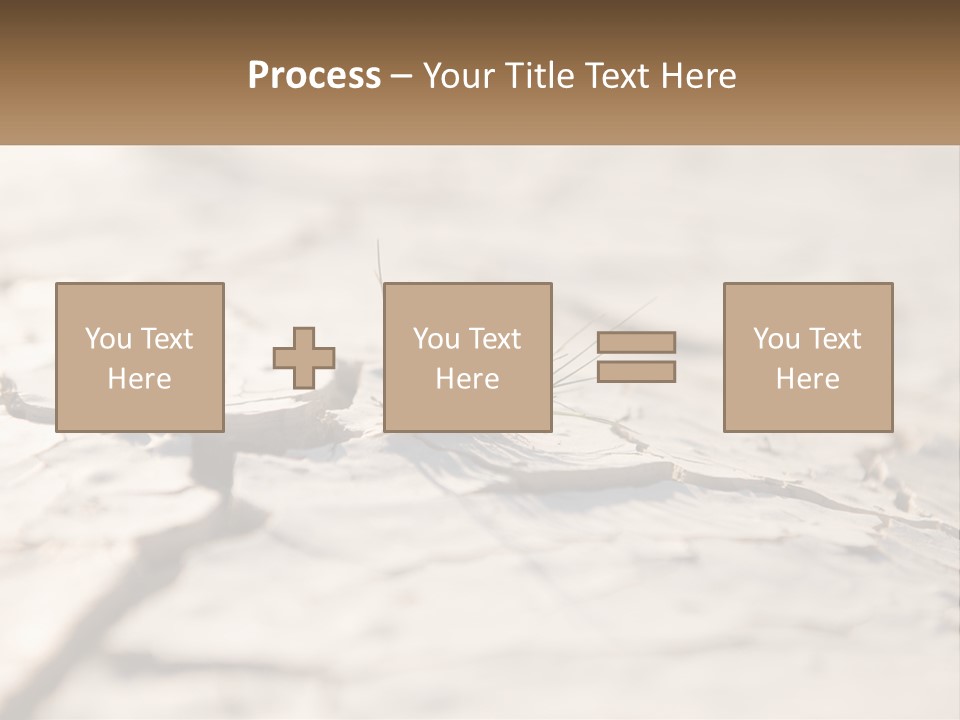 A Piece Of Wood With A Plant Growing Out Of It PowerPoint Template