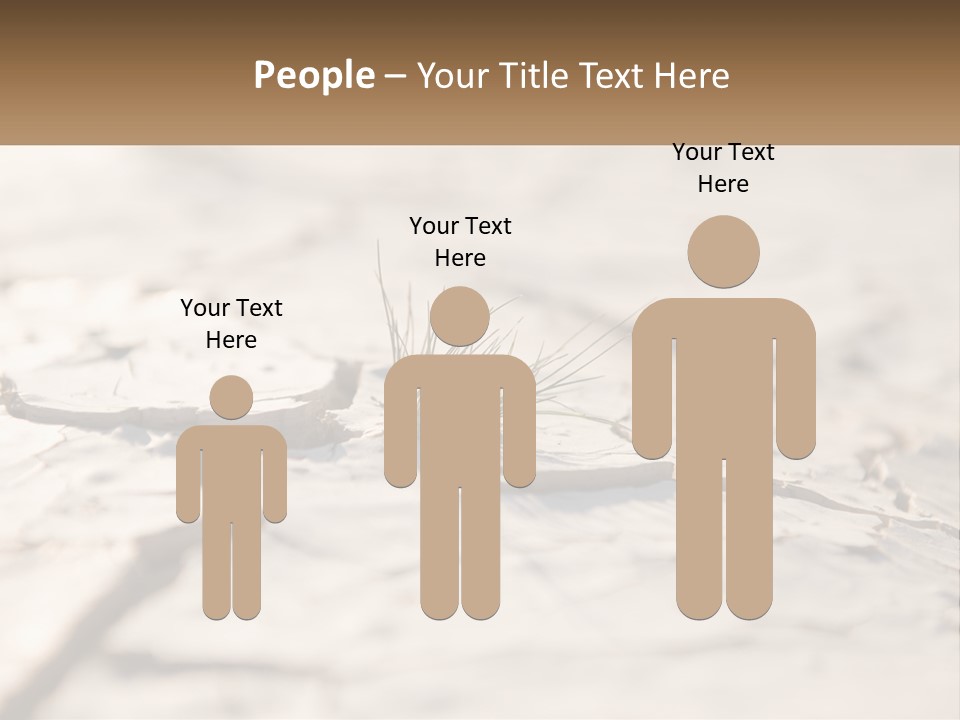 A Piece Of Wood With A Plant Growing Out Of It PowerPoint Template