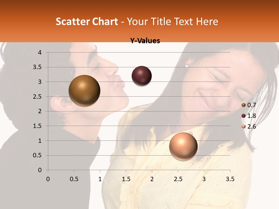 A Couple Of People That Are Looking At Each Other PowerPoint Template