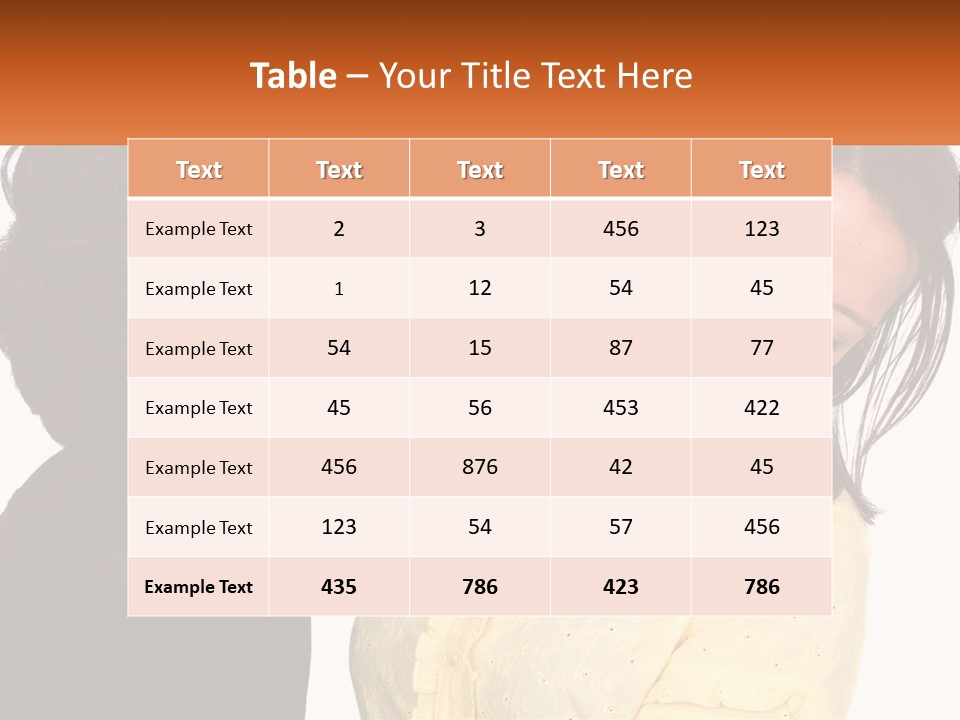 A Couple Of People That Are Looking At Each Other PowerPoint Template