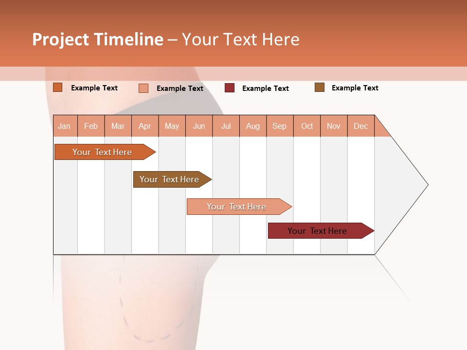 A Woman's Butt With A Bandage On It PowerPoint Template