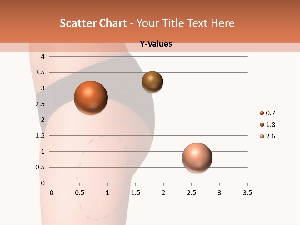 A Woman's Butt With A Bandage On It PowerPoint Template