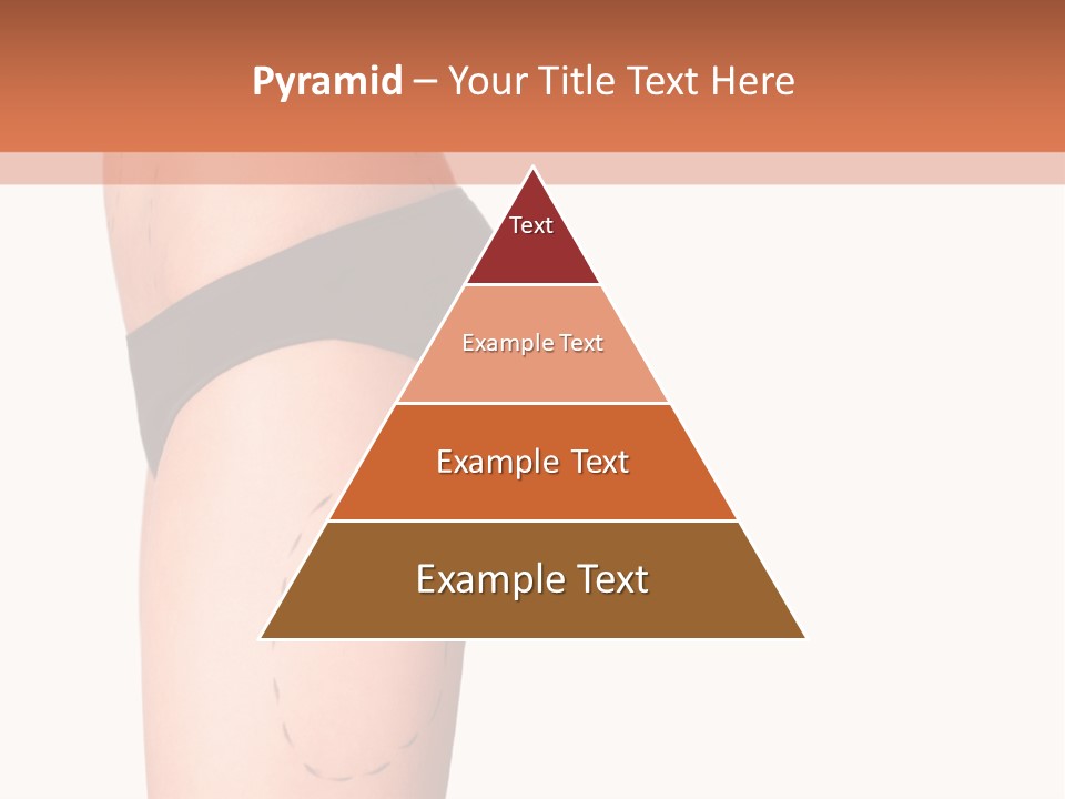 A Woman's Butt With A Bandage On It PowerPoint Template