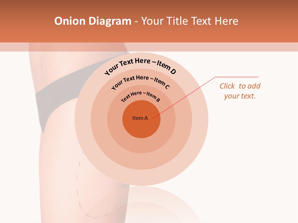 A Woman's Butt With A Bandage On It PowerPoint Template