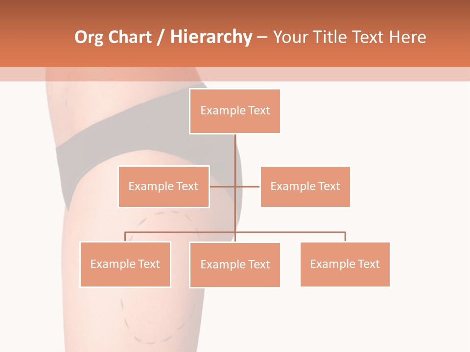 A Woman's Butt With A Bandage On It PowerPoint Template