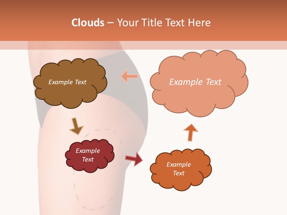 A Woman's Butt With A Bandage On It PowerPoint Template