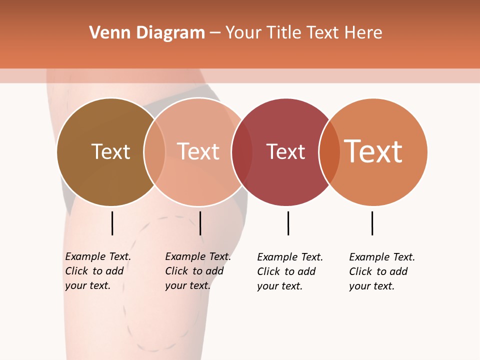 A Woman's Butt With A Bandage On It PowerPoint Template