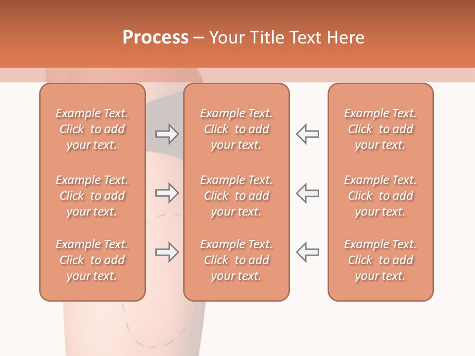 A Woman's Butt With A Bandage On It PowerPoint Template