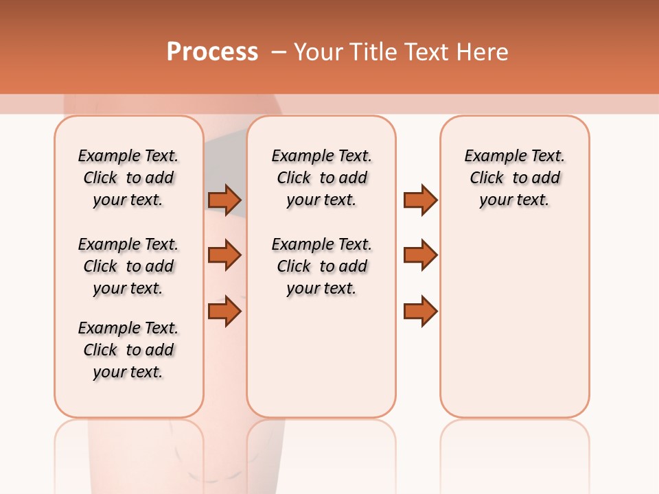A Woman's Butt With A Bandage On It PowerPoint Template