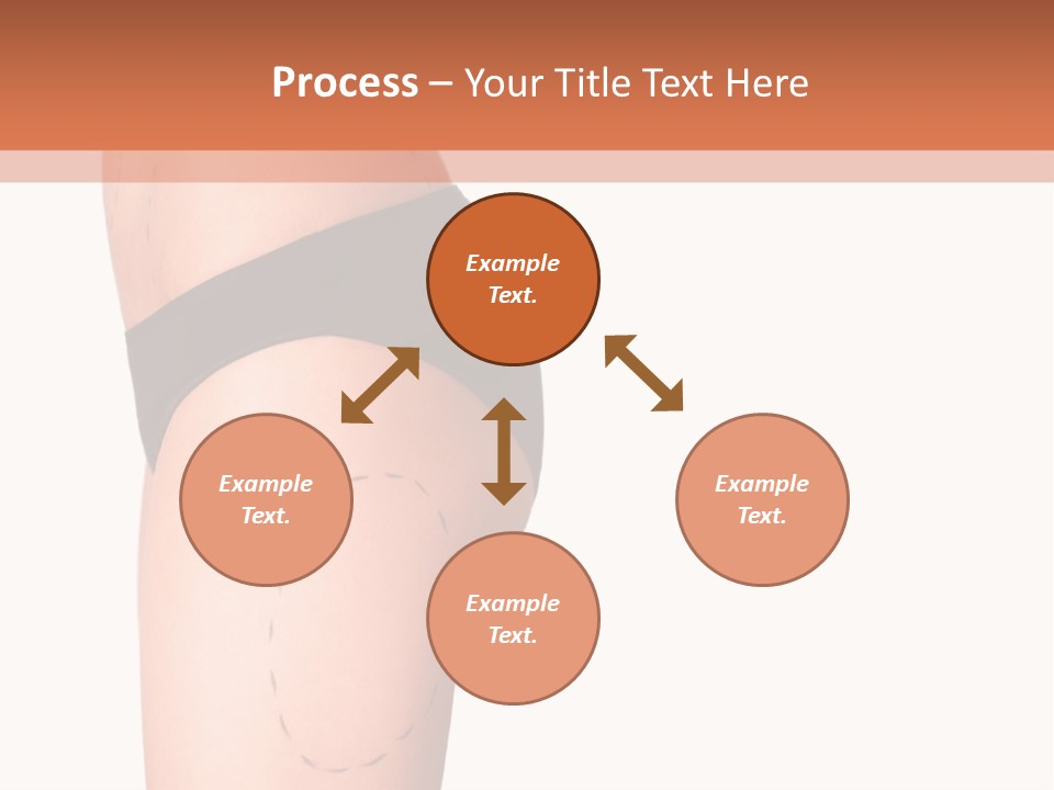 A Woman's Butt With A Bandage On It PowerPoint Template