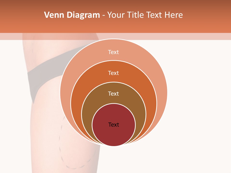 A Woman's Butt With A Bandage On It PowerPoint Template