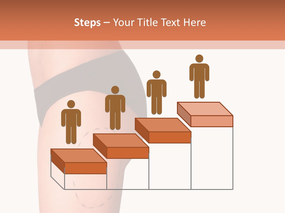 A Woman's Butt With A Bandage On It PowerPoint Template