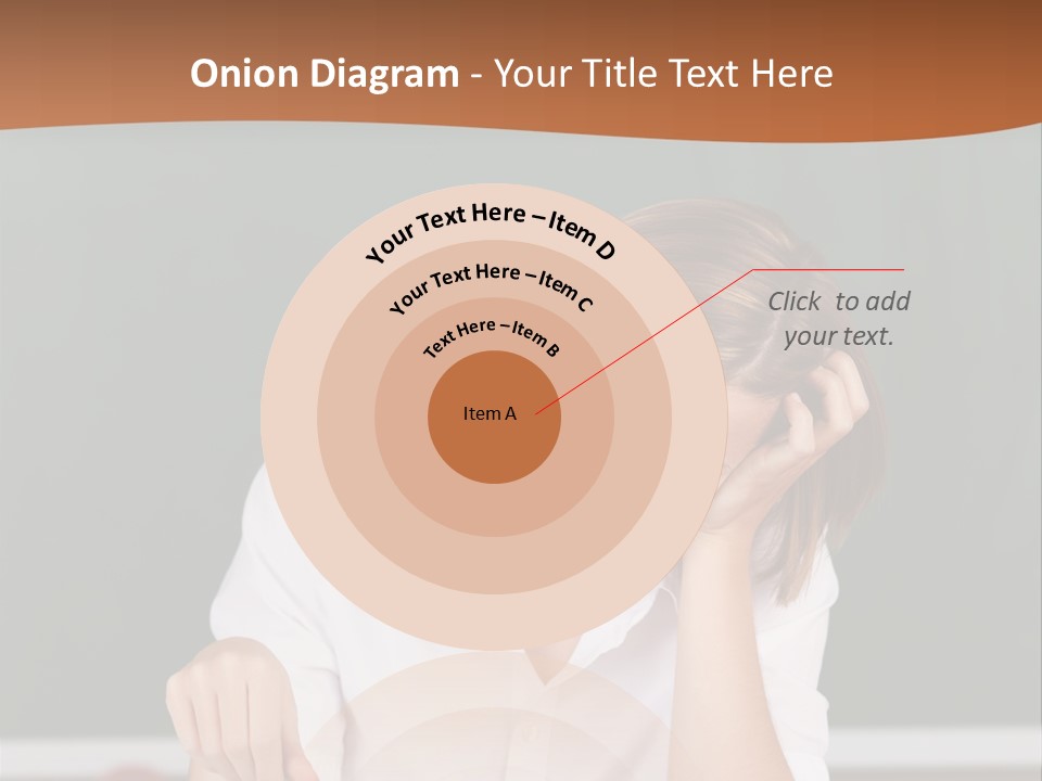 A Woman Sitting At A Desk Writing On A Piece Of Paper PowerPoint Template