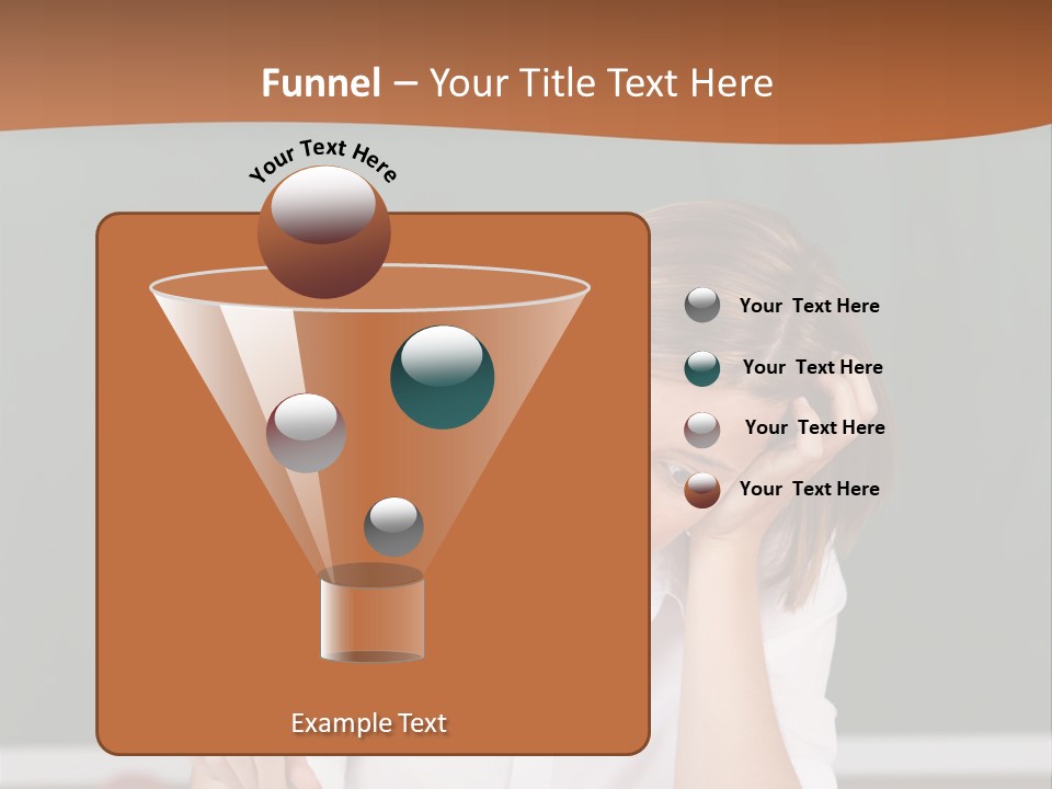 A Woman Sitting At A Desk Writing On A Piece Of Paper PowerPoint Template