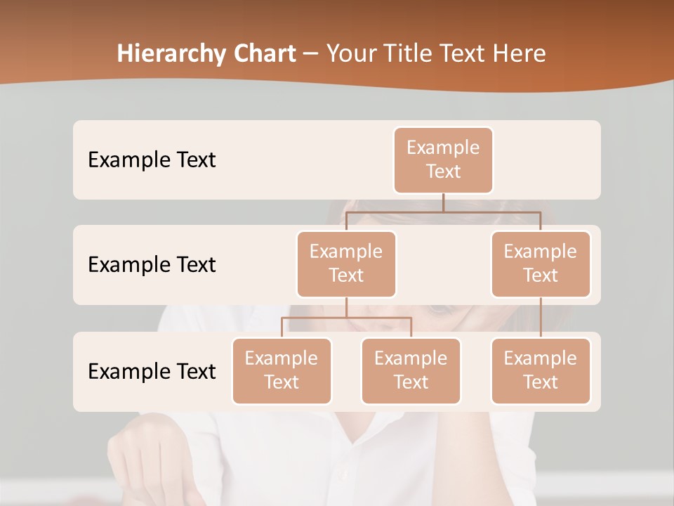 A Woman Sitting At A Desk Writing On A Piece Of Paper PowerPoint Template