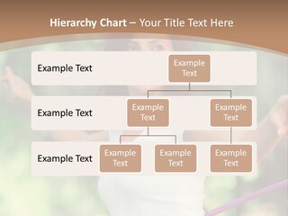 A Woman Holding A Hula Hoop In Her Hand PowerPoint Template