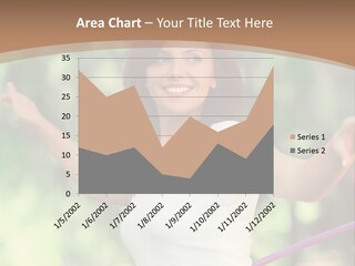 A Woman Holding A Hula Hoop In Her Hand PowerPoint Template