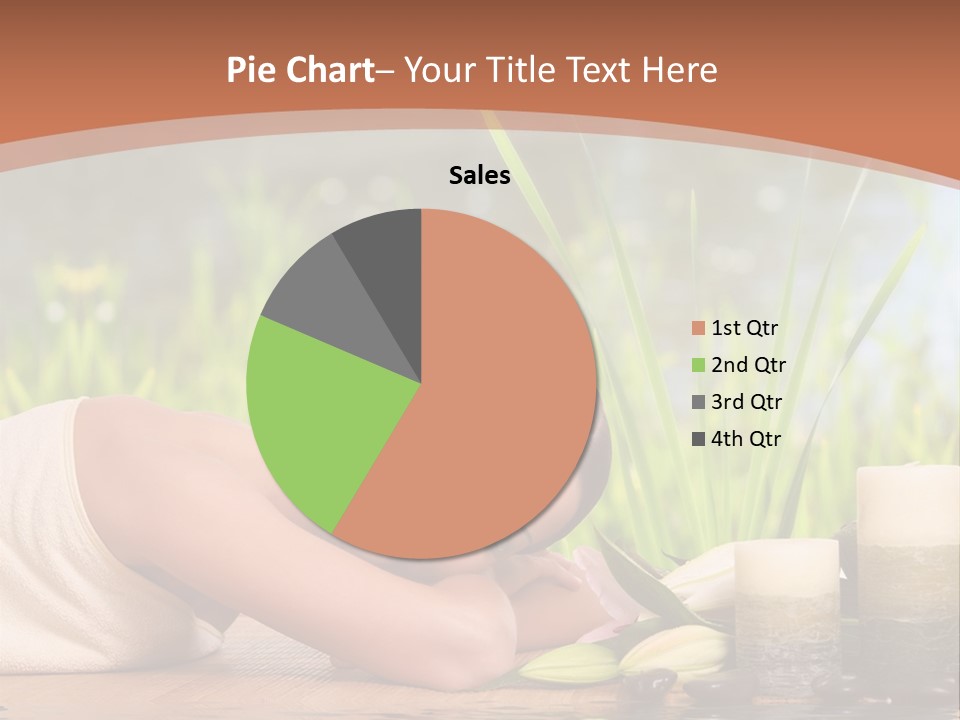 A Woman Laying On The Ground Next To A Body Of Water PowerPoint Template