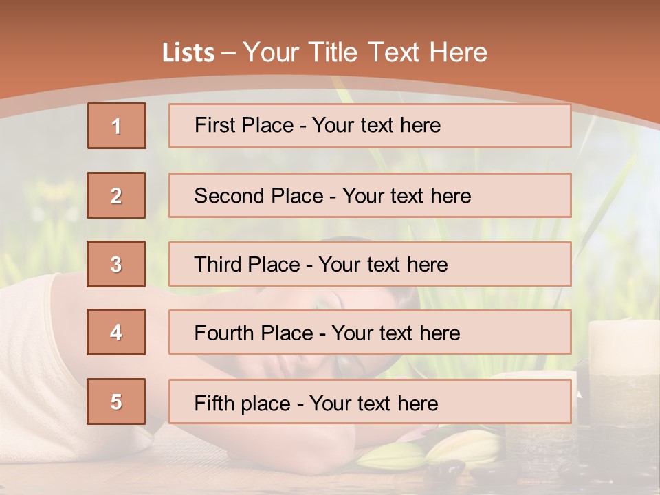 A Woman Laying On The Ground Next To A Body Of Water PowerPoint Template