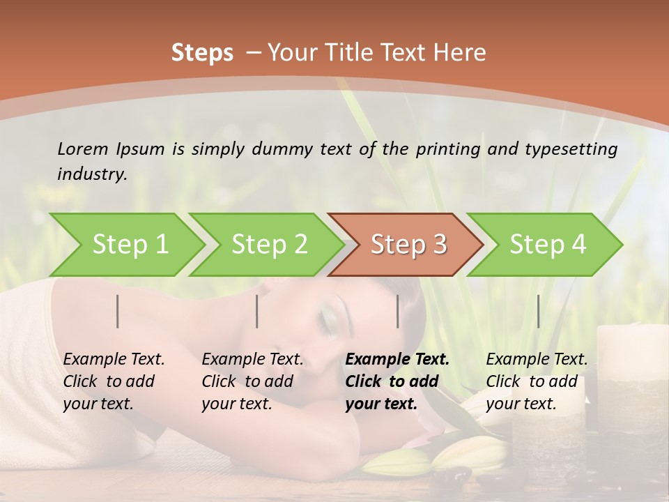 A Woman Laying On The Ground Next To A Body Of Water PowerPoint Template