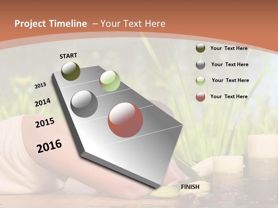 A Woman Laying On The Ground Next To A Body Of Water PowerPoint Template