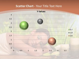 A Woman Laying On The Ground Next To A Body Of Water PowerPoint Template