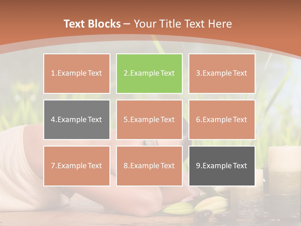 A Woman Laying On The Ground Next To A Body Of Water PowerPoint Template