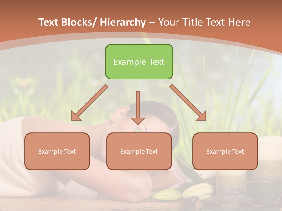 A Woman Laying On The Ground Next To A Body Of Water PowerPoint Template