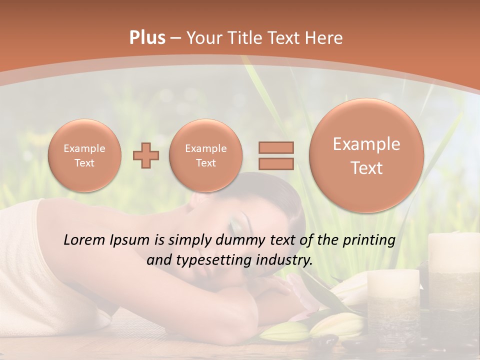 A Woman Laying On The Ground Next To A Body Of Water PowerPoint Template