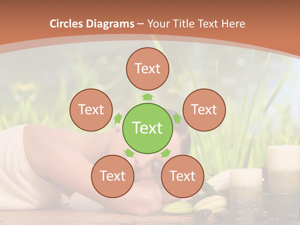 A Woman Laying On The Ground Next To A Body Of Water PowerPoint Template