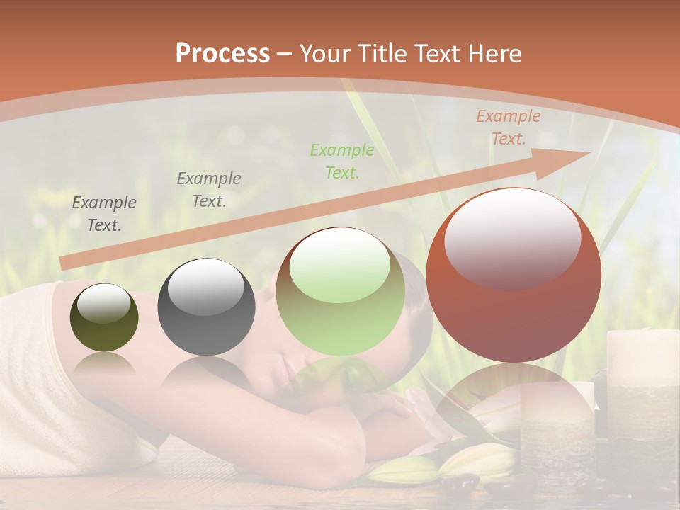 A Woman Laying On The Ground Next To A Body Of Water PowerPoint Template