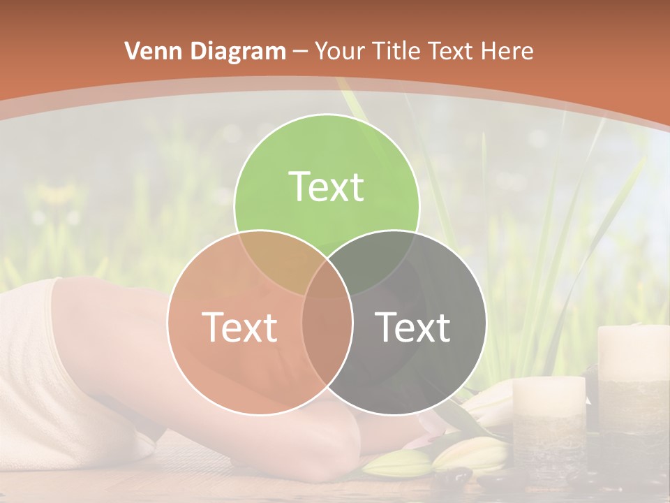 A Woman Laying On The Ground Next To A Body Of Water PowerPoint Template